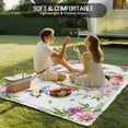 thumbnail image 4 of Spring Easter Outdoor Rug for Patio/Deck/Porch, Non-Slip Large Area Rug 5 x 7 Ft, Colorful Eggs Daisy Flowers Basket Butterfly Indoor Outdoor Rugs Washable Area Rugs, Camping Rug Carpet Runner, 4 of 8