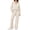Apricot, variant on UVN Outfit Sets for Women 2 Piece Sets Winter Casual Tracksuit Long Sleeve Lounge Set Outfits with Pockets