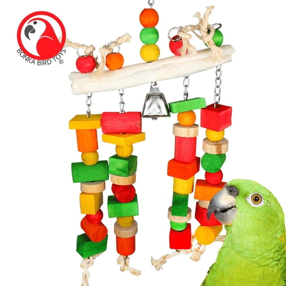 Bonka Bird Toys Bonka Bird Toys 1052 Big Bone Bridge Huge Chew Cage Toy