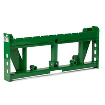 Titan Attachments Economy Series Global Euro Pallet Fork Frame Fits John Deere Tractors, Rated 4,000 LB, Receiver Hitch for Lightweight Towing, Farming and Industrial Use