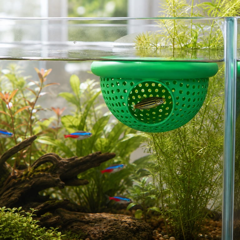 cichlid fish tank accessories COOSPIDER Betta Leaf Pad Hammock Aquarium Decoration Fish Supply AG Be sure ornaments are the appropriate size for your fish Aquarium Floating Cave And Feeding