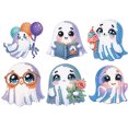 thumbnail image 4 of Pegatinas para Nevera 6 Uds. Pintura Diamantes Imán Donut Cat, 4 of 9