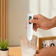 thumbnail image 4 of Handheld Milk Frother Wand for Coffee Electric Egg Beater Triple Speed Adjustment Rechargeable Drink Mixer for Home Baking Whisking Cream Frothing Milk, 4 of 7