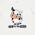 thumbnail image 4 of Inktastic New to the Herd Cute Cow Boys or Girls Baby T-Shirt, 4 of 5