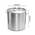 thumbnail image 5 of SOGA 3.17 gal Stainless Steel Stock Pot – Heavy Duty 18/10 Cookware for Soup & Stew, 5 of 8