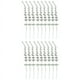thumbnail image 1 of 18 Piezas de Tallos de Eucalipto Tallos de Hojas de Eucalipto Artificiales Ramas de Hojas de Toque Verde Gris Verdadero, 1 of 5