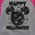 thumbnail image 3 of Mickey & Friends - Mickey's Spiderweb Design - Toddler And Youth Girls Raglan Graphic T-Shirt, 3 of 4