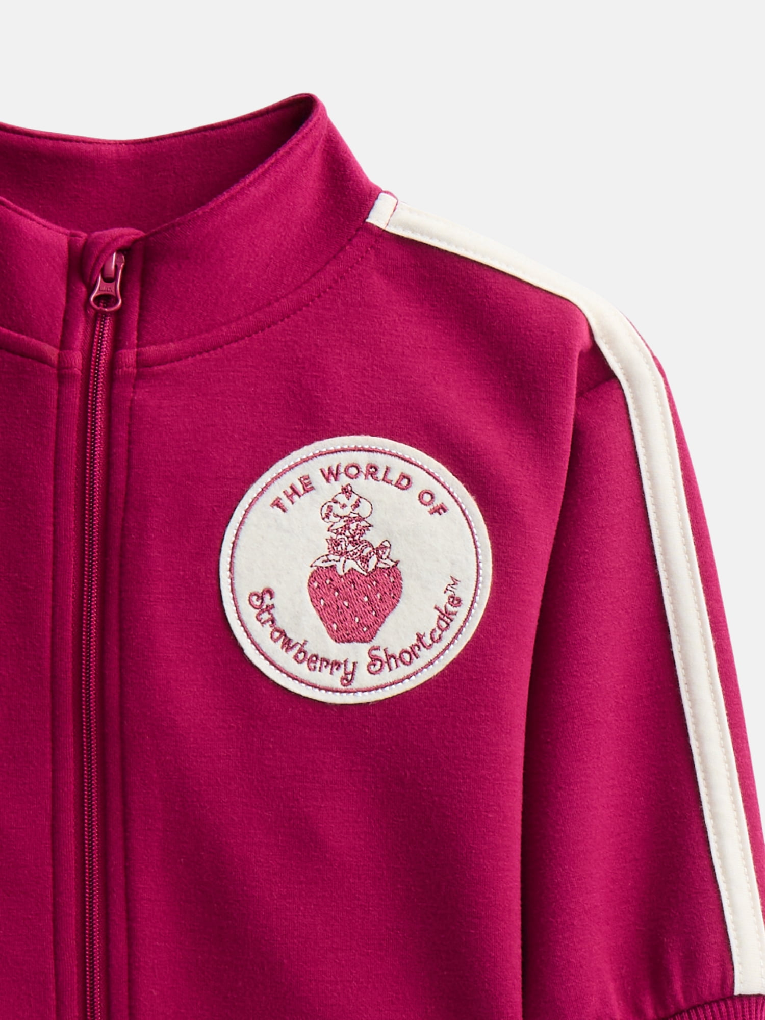 Strawberry Shortcake Baby Girls Full Zip Tracksuit, 2-Piece, Sizes 0/3M-24M