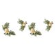 thumbnail image 4 of Yuarrent Letreros de boda de flores de imitación, buena textura, apariencia realista, exquisito umbral de puerta de pared hecho a mano, champán 2Conjunto, 4 of 6