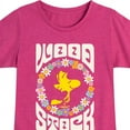 thumbnail image 3 of Peanuts - Retro Floral Woodstock - Toddler & Youth Girls Short Sleeve Graphic T-Shirt, 3 of 6