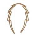 thumbnail image 1 of Ofertas Únicas 1 Banda para el Cabello Diagonal Cuadrada Linda de Color Marrón Claro, 1 of 6