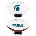 thumbnail image 1 of Michigan State Spartans Ballon de Football Brodé Pleine Grandeur, 1 of 4