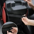 thumbnail image 2 of Car Center Console Armrest Cover, Leather Car Center Console Cover Cushion with 2 Storage Bags, Universal Center Console Pad Thickened Memory Foam Car Armrest Lids Storage Box (Red), 2 of 7