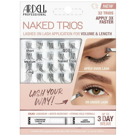 Ardell Naked Trios Lashes 1.0 set
