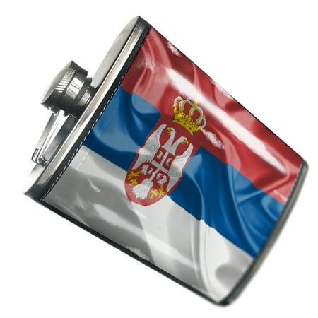 

NEONBLOND Flask Serbian 3D Flag