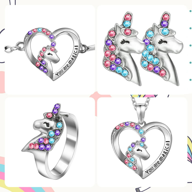 Unicorn Jewelry Set