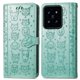 thumbnail image 3 of Funda Cartera FOXDOCK para Xiaomi 14T Pro , Flip PU con Relieve de Gatos y Perros, Tarjetero y Soporte, 3 of 6