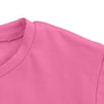thumbnail image 7 of Juorvia Girls'clothing Sets Toddler Summer Casual Loose Fitted Crew Neck T-Shirts Slim Layering Shorts(12-13 Years,Hot Pink), 7 of 7