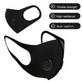 thumbnail image 1 of Mouth Mask Riding Goggles A Washable Respirator Double Valve Mask Modern Pollution Mask 2020 Adjustable Black 1pcs Windproof, 1 of 8