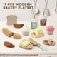 thumbnail image 2 of Juego de 17 piezas de juguete de panadería de madera para niños, juego de comida para niños pequeños de 3+, accesorios de cocina con bolsa de compras, juguetes de comida para cortar, regalo para niños, 2 of 4