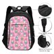 thumbnail image 3 of Easygdp pink Holiday Joy Mochila para Laptop de Viaje con Puerto USB, Mochila para Laptop con Puerto de Carga USB para Mujeres y Hombres, 3 of 7