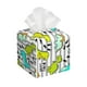 thumbnail image 1 of Balery Funny Dinosaurs on Stripes Porta Pañuelos de Cuero con Estampado – Funda Moderna Cuadrada para Caja de Pañuelos, Dispensador 5x5x5'', 1 of 7
