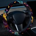 thumbnail image 2 of Note 14.5 Inch Printing PVC Leather Car Wheel Covers Steering Wheel Cover Auto Accessories, 2 of 6