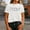 White, variant on Women's Shirt Fashion Letter Printed Inspirational T Shirt Top Womens Active Tops Loose Fit Shirts with Long Sleeves for Women Tan Raglan Shirt Women Polyester Long Sleeve Womens Neck Long Sleeve