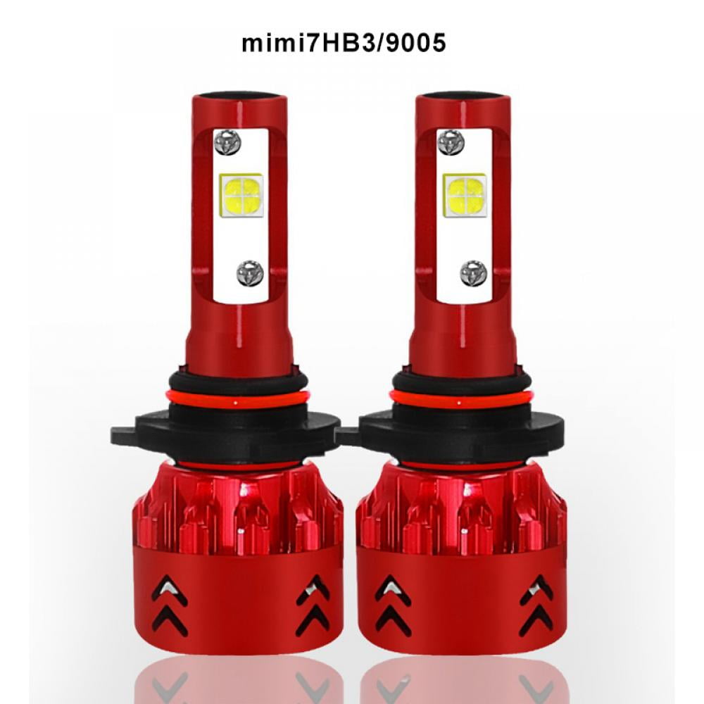 Mini7 H7 LED Headlight Bulb, All-in-One Conversion Kits Cool White 60W 9600Lms Per Pair-High Headlamps Bulbs Lamps