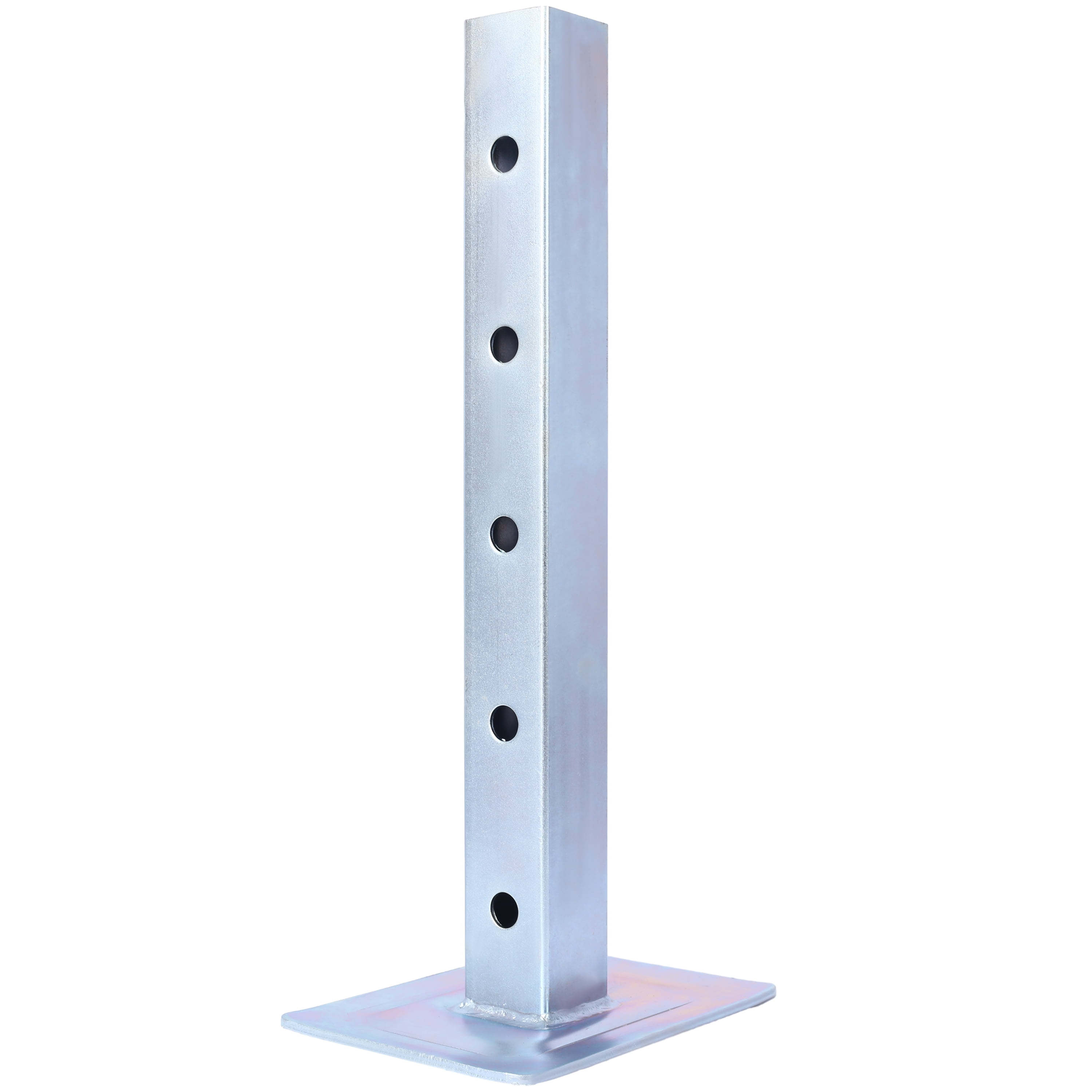 Steel Construction Black Powder Coated 8000 lbs Capacity Square Jack for Trailers & RVs Rust Resistant