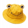 thumbnail image 1 of CartoonFrogBucketHat,UnisexSummerSunHatForAdults,FoldableWideBrimFishermanHat, 1 of 4