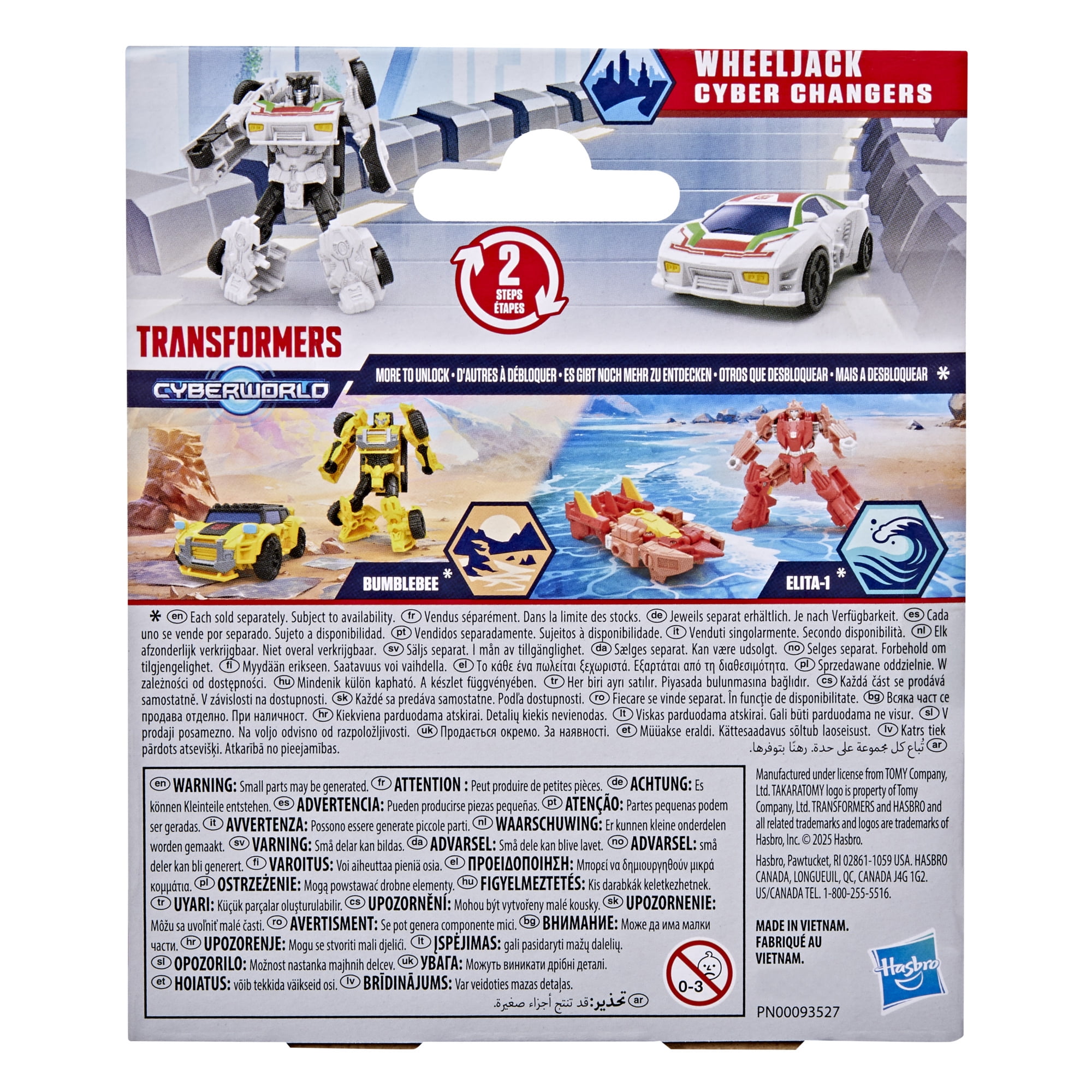 Transformers CYBERWORLD Cyber Changers Wheeljack Action Figure