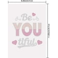 thumbnail image 3 of Be You Tiful Iron On Rhinestone Crystal Transfers Bling Inspirational Confidence Rhinestones Iron On Patch, 3 of 9