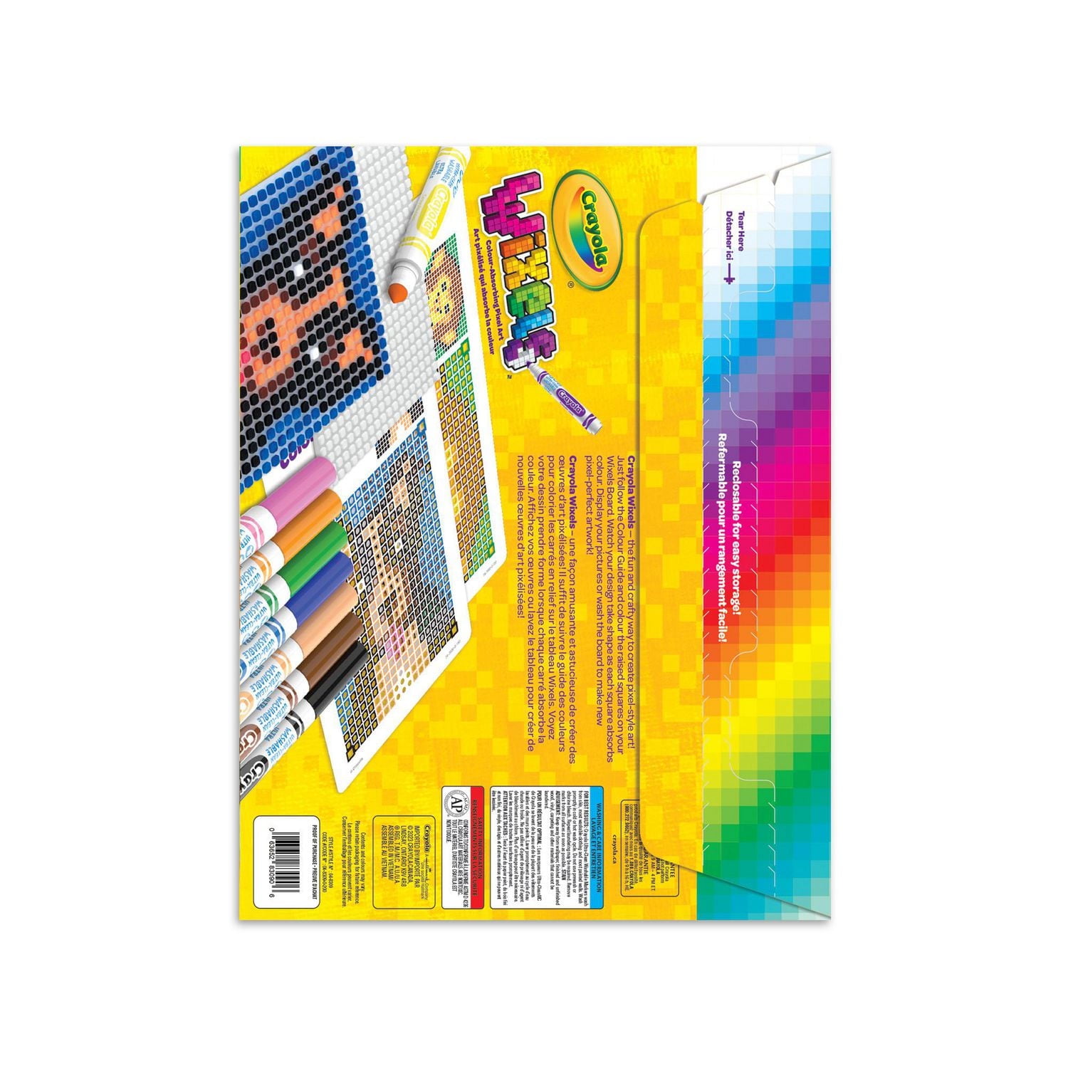 Crayola Wixels Activity Kit, Animals, Colourful pixel art