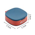 thumbnail image 4 of Jinsinto 4 Grids Pill Organizer Storage Box Convenient Portable Travel Medicine Case,1pc, 4 of 5