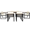thumbnail image 4 of 7 Pieces Outdoor Dining Set Patio Dining Table and Chair Set with and Removable Cushions for Patio, Backyard (Beige), 4 of 12