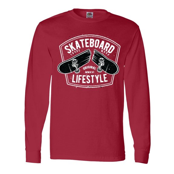 Inktastic Skateboard Lifestyle Long Sleeve T-Shirt