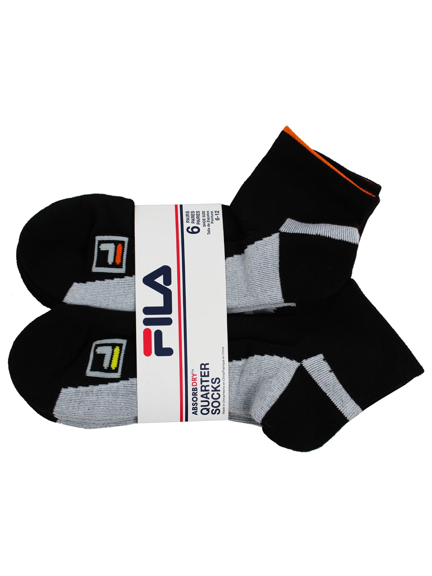 black fila socks