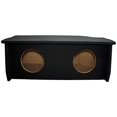 thumbnail image 1 of American Sound Connection JW2X10-0717-AR Compatible with Jeep Wrangler 2007 2 Door Dual 10" Sub Box with Amp Rack, 1 of 4