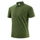 thumbnail image 2 of pstuiky camisetas de hombre, Jersey informal de cuello redondo para hombre con estampado a cuadros, manga corta y top/camiseta de cuello redondo y manga corta. camisas casuales para hombre xxl, 2 of 4