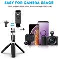 thumbnail image 4 of Selfie Stick With Mobile Phone And Camera Tripod (100cm) - 4 In 1 Selfie Stick With Bluetooth Remote Release, 360 ° Rotation Selfie Stick For Gopro Action Cameras And Iphone Android Smartphones, 4 of 6