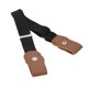 thumbnail image 4 of Sonducket Cinturones Suministros de armario sin hebilla con tejido fino para niños niñas negro Type2 NO2 Sonducket CBP277797, 4 of 6