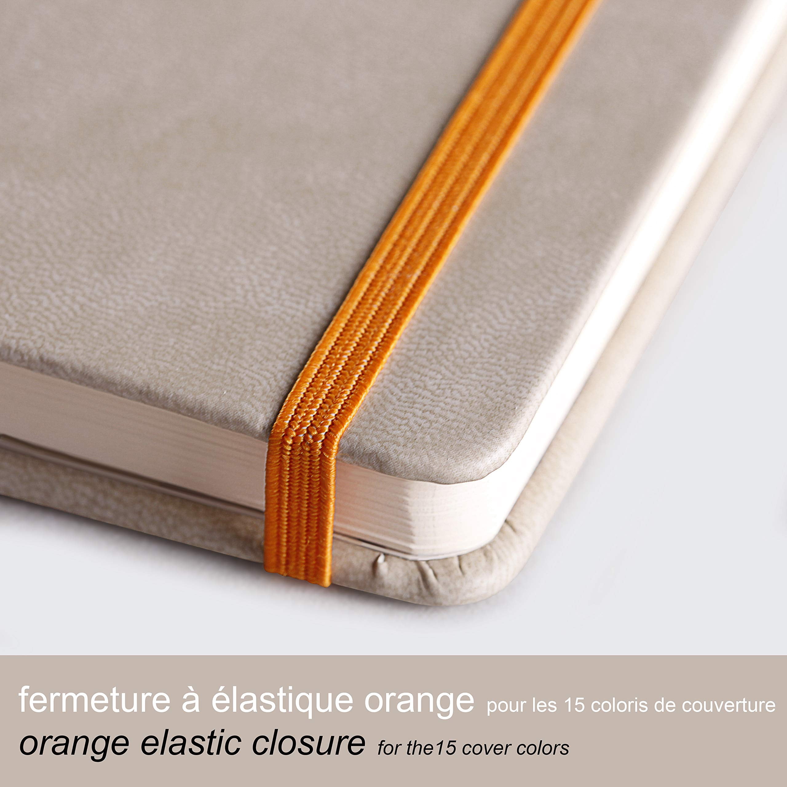 Rhodiarama Hardcover Notebook - Beige, A5