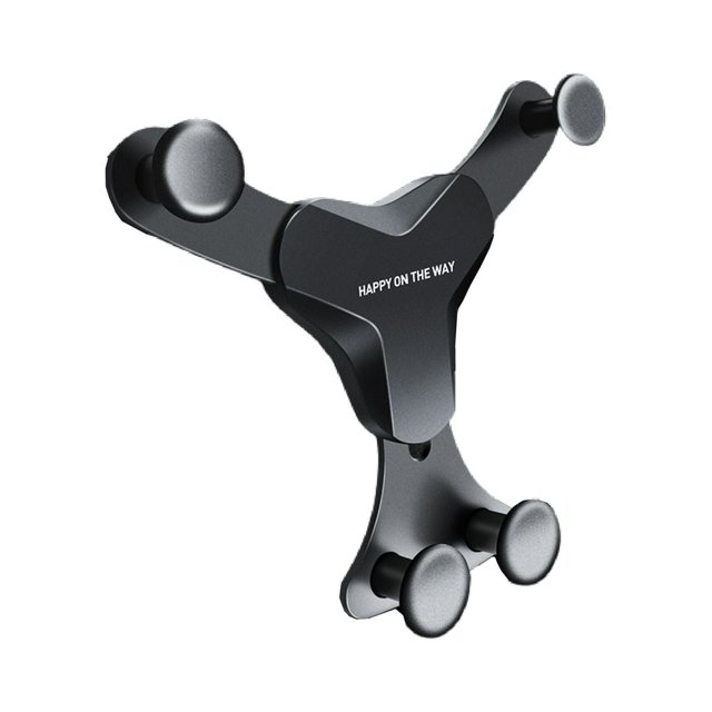 Cellphone Bracket Double Triangle Fixation Multifunctional Gravity Car Air Vent Phone Stand for Auto