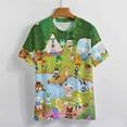 thumbnail image 4 of Animal Crossing Womens T-shirts Crewneck Shirts Blouse Short Sleeve Tee Shirts Girls Tops 6XL, 4 of 8