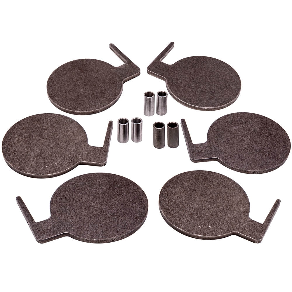 BFO AR500 6" x 3/8" Dueling Steel DIY Shooting Tree Target Paddles Kit W/ Tubes