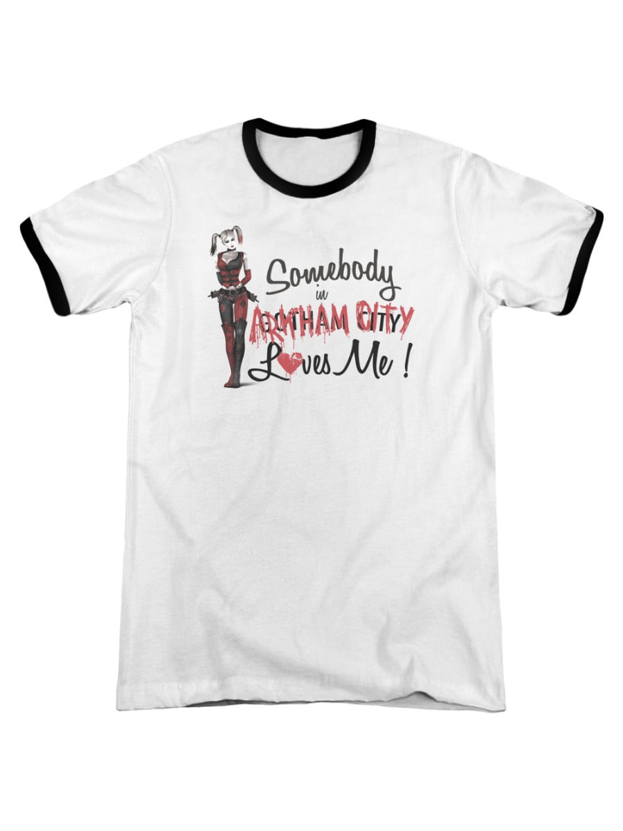 Sons of Gotham Batman Arkham Knight Logo Adult Ringer T Shirt XL