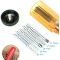 thumbnail image 1 of Push Pull Ratchet Screwdriver Adjustment Spiral Ratchet Screwdriver With 5 Replaceable Heads, 1 of 8