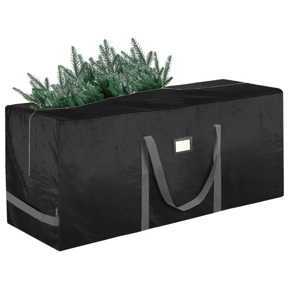 BALEINE Christmas Tree Storage Bag, Heavy Duty Artificial Tree Storage Container with Handles (Black, 7.5 ft)