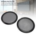 thumbnail image 3 of 2Pcs 6.65in Universal Speaker Grills, Round Speaker Grill Mesh Decorative for Car Speakers, Sound Boxes, 169mm OD, 142mm ID, 3 of 7